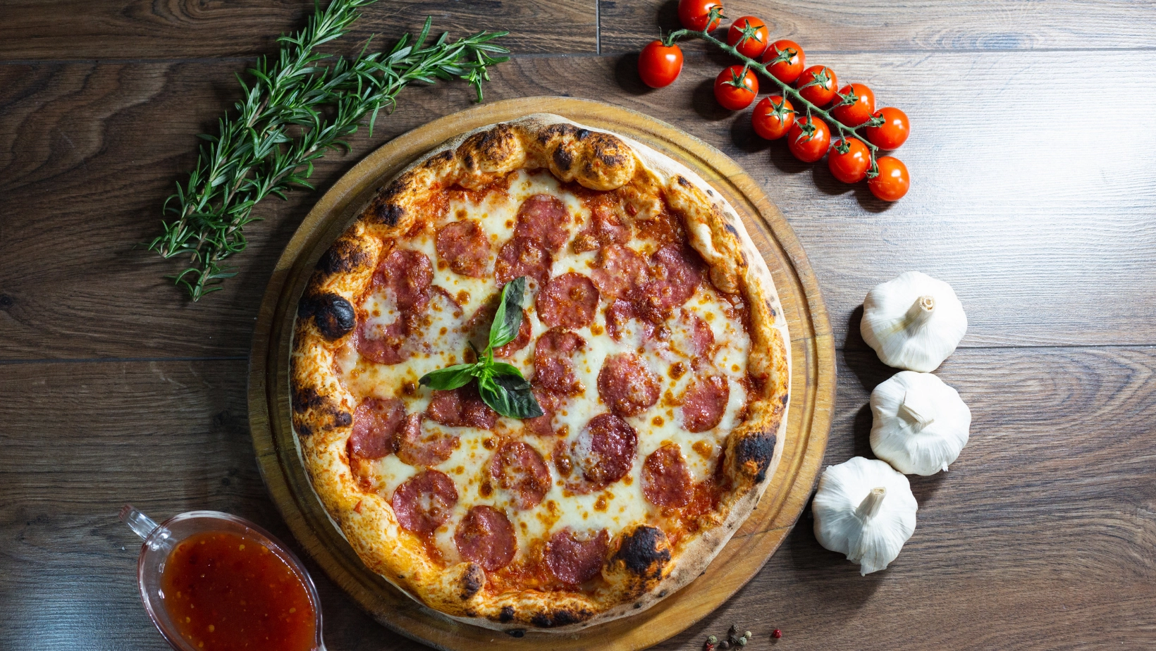 Flame & Stone pizza